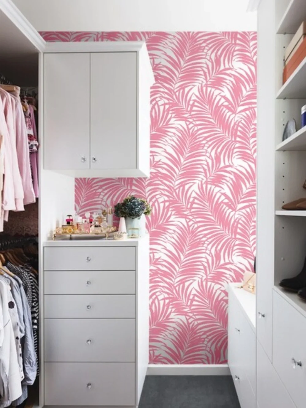 Nextwall Wallpaper Pink Palm Trees New 8 rolls available New